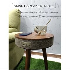 DesignDelight Smart kavos staliukas Nordic_walnut kaina ir informacija | Kavos staliukai | pigu.lt