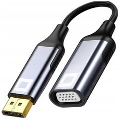 CO2 DISPLAYPORT Į VGA ADAPTERIO KABELIS KONVERTERIS FULL HD 60 HZ kaina ir informacija | Adapteriai, USB šakotuvai | pigu.lt