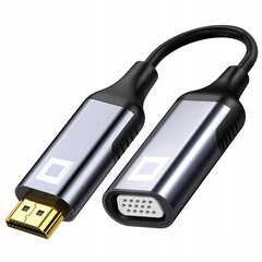 CO2 HDMI Į VGA ADAPTERIO KABELINĮ KEITIKLĮ FULL HD 1080P 60HZ kaina ir informacija | Adapteriai, USB šakotuvai | pigu.lt