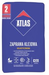 "Atlas" lankstūs plytelių klijai C1TE 10 kg kaina ir informacija | Klijai | pigu.lt