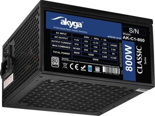 Akyga AK-C1-800 kaina ir informacija | Maitinimo šaltiniai (PSU) | pigu.lt