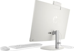 HP AIO 240 G10 i5-1335U 23,8"FHD 250nits AG 8GB DDR4 3200 SSD512 Intel Iris Xe W11Pro 3Y OnSite White kaina ir informacija | Stacionarūs kompiuteriai | pigu.lt