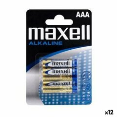 MAXELL elementai ALKALINE LR3, 48vnt (12bl x 4vnt) kaina ir informacija | Elementai | pigu.lt