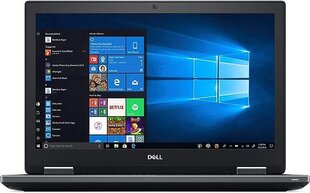 Dell Precision 7730 17.3", Intel Core i7-8750H, 64GB, 512GB SSD, WIN 10, Juodas kaina ir informacija | Nešiojami kompiuteriai | pigu.lt