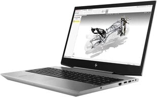 HP ZBook 15v G5 15.6", Intel Core i7-9750H, 32GB, 256GB SSD + 1TB HDD, WIN 10, Pilkas kaina ir informacija | Nešiojami kompiuteriai | pigu.lt