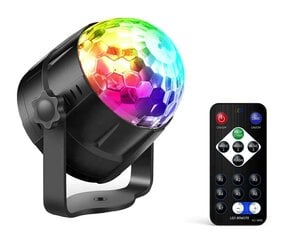 Rgb led disko kamuolys kaina ir informacija | Lauko šviestuvai | pigu.lt