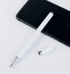 Funkcionalus rašiklis liečiamam ekranui , baltas kaina ir informacija | Telefono dėklai | pigu.lt