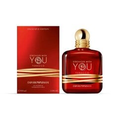 Kvapusis vanduo Emporio Armani Stronger With You Tobacco EDP vyrams, 100 ml kaina ir informacija | Kvepalai vyrams | pigu.lt