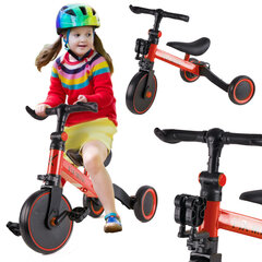 Trike Fix Mini krosinis triratukas 3in1 su pedalais raudonos spalvos KidsPro kaina ir informacija | Dviračiai | pigu.lt