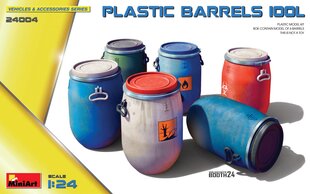 Klijuojamas Modelis MiniArt 24004 Plastic Barrels 100L 1/24 kaina ir informacija | Klijuojami modeliai | pigu.lt