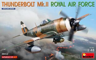 Klijuojamas Modelis MiniArt 48012 Thunderbolt Mk.II Royal Air Force Advanced Kit 1/48 kaina ir informacija | Klijuojami modeliai | pigu.lt