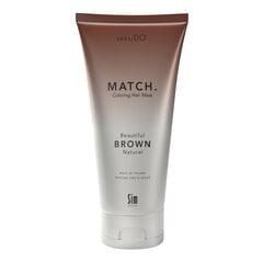 Tonuojanti plaukų kaukė SensiDO Match Beautiful Brown (Natural) 200 ml kaina ir informacija | Balzamai, kondicionieriai | pigu.lt