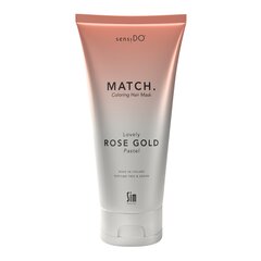 Tonuojanti plaukų kaukė SensiDO Match Lovely Rose Gold (Pastel) 200 ml kaina ir informacija | Balzamai, kondicionieriai | pigu.lt