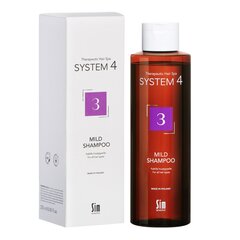 Visų tipų plaukams System4 3 Mild Shampoo 250 ml kaina ir informacija | Šampūnai | pigu.lt