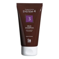 Visų tipų plaukams System4 3 Mild Shampoo 75 ml kaina ir informacija | Šampūnai | pigu.lt