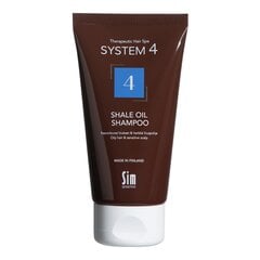 Pernelyg riebūs plaukai ir jautri galvos oda System4 4 Shale Oil Shampoo 75 ml kaina ir informacija | Šampūnai | pigu.lt