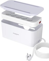 "Stouchi" kabelių dėžutė su maitinimo juosta kaina ir informacija | Elektros jungikliai, rozetės | pigu.lt
