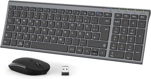 Беспроводной комплект клавиатура-мышь iClever цена и информация | Клавиатуры | pigu.lt
