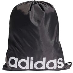 Сумка для обуви adidas Linear Gymsack, черная, GN1923, спортивная цена и информация | Школьные рюкзаки, спортивные сумки | pigu.lt