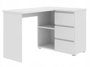 Rašomasis stalas Martigo Plus, 124 x 85 x 75 cm, balta kaina ir informacija | Kompiuteriniai, rašomieji stalai | pigu.lt