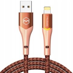 MCDODO USB ŽAIBO GREITO ĮKROVIMO KABELIS 36W, SKIRTAS IPHONE 13 14 1M LED ORANŽINĖ kaina ir informacija | Krovikliai telefonams | pigu.lt