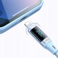 MCDODO USB-C LIGHTNING 36W 2M EKRANO KABELIS IPHONE 14 MĖLYNAS kaina ir informacija | Krovikliai telefonams | pigu.lt