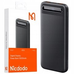 MCDODO POWERBANK 10000MAH SU EKRANU 2X USB USB-C 2A 10W + USB-C KABELIS kaina ir informacija | Atsarginiai maitinimo šaltiniai (power bank) | pigu.lt