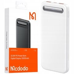 MCDODO POWERBANK 10000MAH SU EKRANU 3X USB USB-C 22.5W + USB-C KABELIS kaina ir informacija | Atsarginiai maitinimo šaltiniai (power bank) | pigu.lt