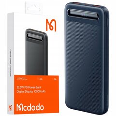 MCDODO POWERBANK 10000MAH SU EKRANU 3X USB USB-C 22.5W + USB-C KABELIS kaina ir informacija | Atsarginiai maitinimo šaltiniai (power bank) | pigu.lt