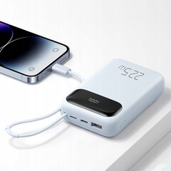 MCDODO POWERBANK 10000MAH SU EKRANU USB USB-C 22,5W + LIGHTNING KABELIS kaina ir informacija | Atsarginiai maitinimo šaltiniai (power bank) | pigu.lt