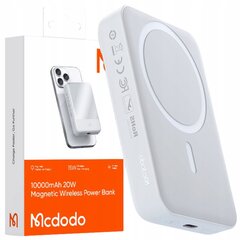 MCDODO INDUKCINIS POWERBANKAS, SKIRTAS MAGSAFE 12 13 14 15 MINI BELAIDIS 10000 kaina ir informacija | Atsarginiai maitinimo šaltiniai (power bank) | pigu.lt