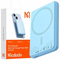 MCDODO ИНДУКЦИОННЫЙ POWERBANK ДЛЯ MAGSAFE 12 13 14 15 МИНИ БЕСПРОВОДНОЙ 5000 цена и информация | Зарядные устройства Power bank | pigu.lt