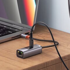 MCDODO ADAPTERIO ADAPTERIS USB-C ETHERNET GIGABIT RJ45 TINKLO KORTELĖ 1000 kaina ir informacija | Adapteriai, USB šakotuvai | pigu.lt