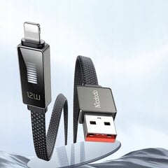 MCDODO ЗАРЯДНОЕ УСТРОЙСТВО USB LIGHTNING БЫСТРАЯ ЗАРЯДКА КАБЕЛЬ ДЛЯ IPHONE 1M ПРИВЕЛО цена и информация | Зарядные устройства для телефонов | pigu.lt