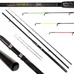 HOKKAIDO GENESIS FEEDER STRYPAS 3.9M 100-120G METODAS MIX ANGLIS kaina ir informacija | Meškerės, meškerių laikikliai, stovai | pigu.lt