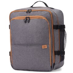 Рюкзак-сумка для ручной клади в самолет 40х30х20 wizzair 3 отделения ПРЕМИУМ цена и информация | Чемоданы, дорожные сумки | pigu.lt