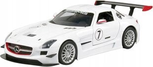 Automobilio modeliukas Die Cast Mercedes Benz SLS AMG GT3 7, baltas 73772 kaina ir informacija | Žaislai berniukams | pigu.lt