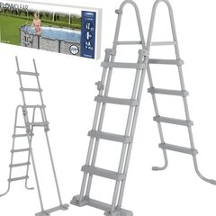 Baseino kopėčios 122 cm – BESTWAY 58331 цена и информация | Аксессуары для бассейнов | pigu.lt