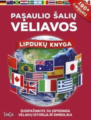 Pasaulio šalių vėliavos. Lipdukų knyga kaina ir informacija | Lavinamosios knygos | pigu.lt