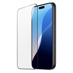 LCD apsauginis stikliukas Dux Ducis 10D Apple iPhone 16 Pro juodas kaina ir informacija | Apsauginės plėvelės telefonams | pigu.lt