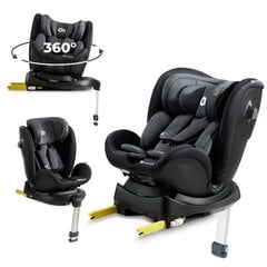 Automobilinė kėdutė Kinderkraft XRider i-Size 360º, 0-25 kg, black kaina ir informacija | Autokėdutės | pigu.lt