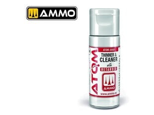 AMMO MIG - ATOM Thinner and Cleaner with Retarder (растворитель с земедлителем и oчиститель для акриловой краски), 20 ml, 20501 цена и информация | Принадлежности для рисования, лепки | pigu.lt