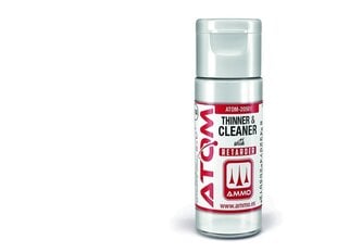 AMMO MIG - ATOM Thinner and Cleaner with Retarder (akrilinių dažų skiediklis su lėtintoju ir valiklis), 20 ml, 20501 kaina ir informacija | Piešimo, tapybos, lipdymo reikmenys | pigu.lt