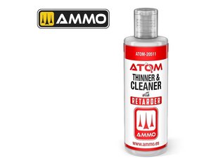 AMMO MIG - ATOM Thinner and Cleaner with Retarder (akrilinių dažų skiediklis su lėtintoju ir valiklis), 60 ml, 20511 kaina ir informacija | Piešimo, tapybos, lipdymo reikmenys | pigu.lt