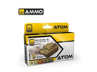 AMMO MIG - ATOM Набор акриловых красок TIGER I Late Colors Vol.1, 20720 цена и информация | Принадлежности для рисования, лепки | pigu.lt