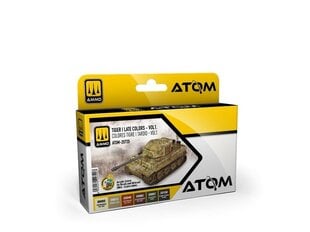 AMMO MIG - ATOM Набор акриловых красок TIGER I Late Colors Vol.1, 20720 цена и информация | Принадлежности для рисования, лепки | pigu.lt