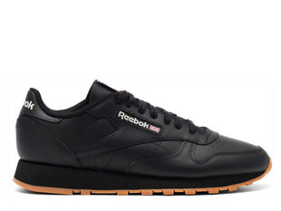 Classic leather reebok 100008493 vīriešiem juoda men's black 100008493 цена и информация | Кроссовки для мужчин | pigu.lt