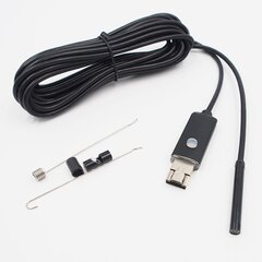 Endoskopinė kamera 5.5mm, 5m kaina ir informacija | Adapteriai, USB šakotuvai | pigu.lt