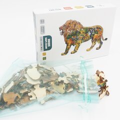 Medinė dėlionė, Liūtas kaina ir informacija | Dėlionės (puzzle) | pigu.lt