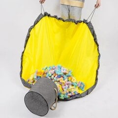 Krepšelis žaislams/ kaladėlėms su kilimėliu Kruzzel kaina ir informacija | Daiktadėžės | pigu.lt